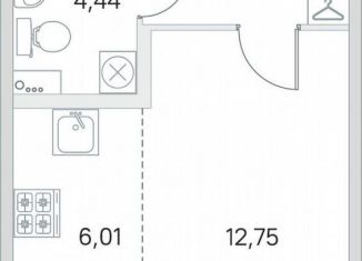 Продаю квартиру студию, 28.7 м2, городской посёлок Янино-1, ЖК Ясно-Янино