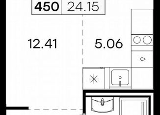 Продам квартиру студию, 24.2 м2, городской округ Нижний Новгород