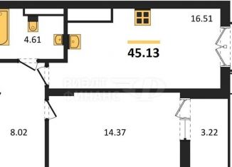 2-ком. квартира на продажу, 69.8 м2, поселок Малое Исаково