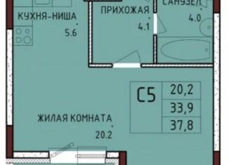 Продается 1-ком. квартира, 37.8 м2, Тульская область