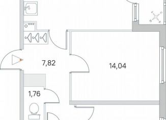 Продается 2-ком. квартира, 58.2 м2, Ленинградская область