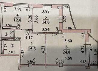 Продам 2-ком. квартиру, 71 м2, Липецк, проспект Победы, 103, ЖК Флагман