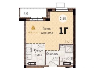 Продажа 1-ком. квартиры, 31.5 м2, Тольятти