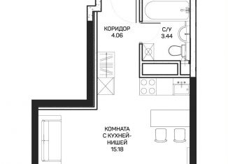 Продам квартиру студию, 22.7 м2, Москва, улица Корнейчука, 27, метро Медведково