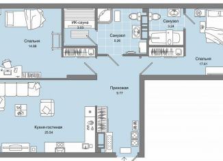 Продам трехкомнатную квартиру, 80 м2, Киров, Первомайский район, улица Свободы, 28