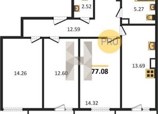 Продам 3-комнатную квартиру, 77.1 м2, Ростов-на-Дону, улица Ларина, 45с11