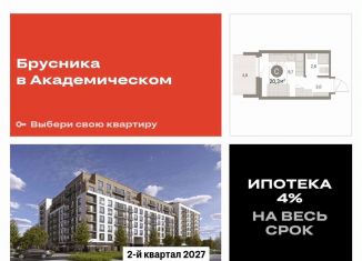 Продается квартира студия, 20.3 м2, Екатеринбург, метро Чкаловская