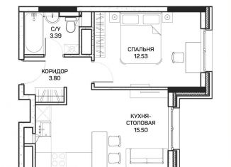 1-ком. квартира на продажу, 35.4 м2, Москва, улица Корнейчука, 27, метро Медведково