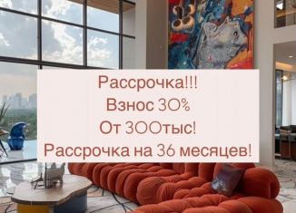 Продам квартиру студию, 34 м2, посёлок городского типа Семендер, проспект Казбекова, 265