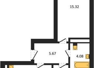 Продам 2-комнатную квартиру, 56.6 м2, Калининград, Московский район