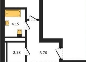 Продаю двухкомнатную квартиру, 54.1 м2, Калининград, Московский район