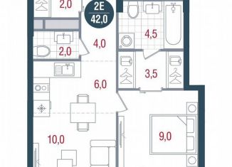 Продажа 2-ком. квартиры, 42 м2, Москва, ЮАО, Кавказский бульвар, 51