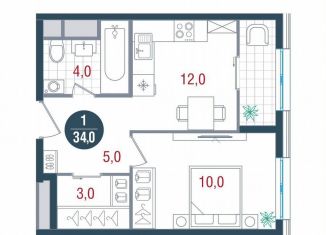 Продажа 1-ком. квартиры, 34 м2, Москва, метро Южная, Кавказский бульвар, 51