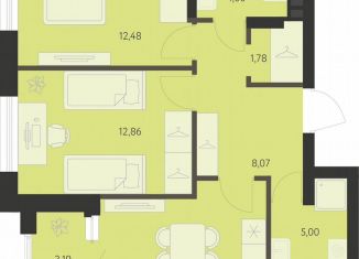 Продается 2-комнатная квартира, 59.3 м2, Екатеринбург, метро Чкаловская