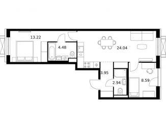 Продается 2-комнатная квартира, 57.2 м2, Бурятия, улица Шмидта, 37А