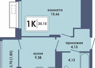 Продажа однокомнатной квартиры, 35.2 м2, Пермь