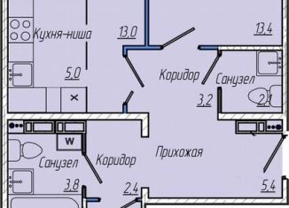 Продается 2-комнатная квартира, 67.5 м2, Кемерово, Притомский проспект, 30А, Центральный район