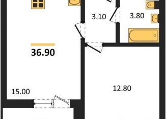 Продажа 1-ком. квартиры, 36.9 м2, Воронеж, проспект Труда, 93