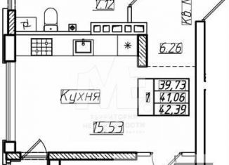 1-ком. квартира на продажу, 41.1 м2, Пионерский