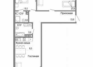 Продаю 3-комнатную квартиру, 105.2 м2, Керчь