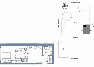 Продается 1-комнатная квартира, 29.2 м2, Екатеринбург, Ленинский район