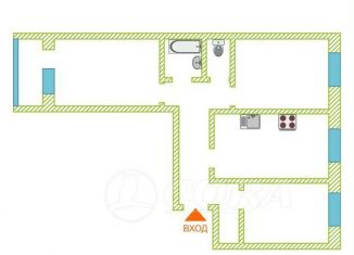 Продается 3-ком. квартира, 65.5 м2, Тюмень, улица Мебельщиков, 4, Ленинский округ